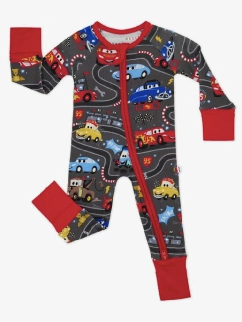 Little Sleepies Disney Pixar Piston Cup Zippy Size 3-6M